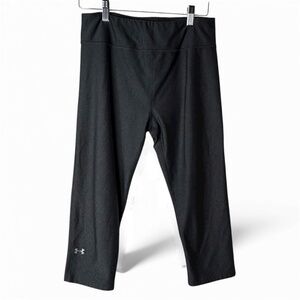 Under Armour Compression Pants Legging Medium Cropped 17" Inseam Grey Gray Women